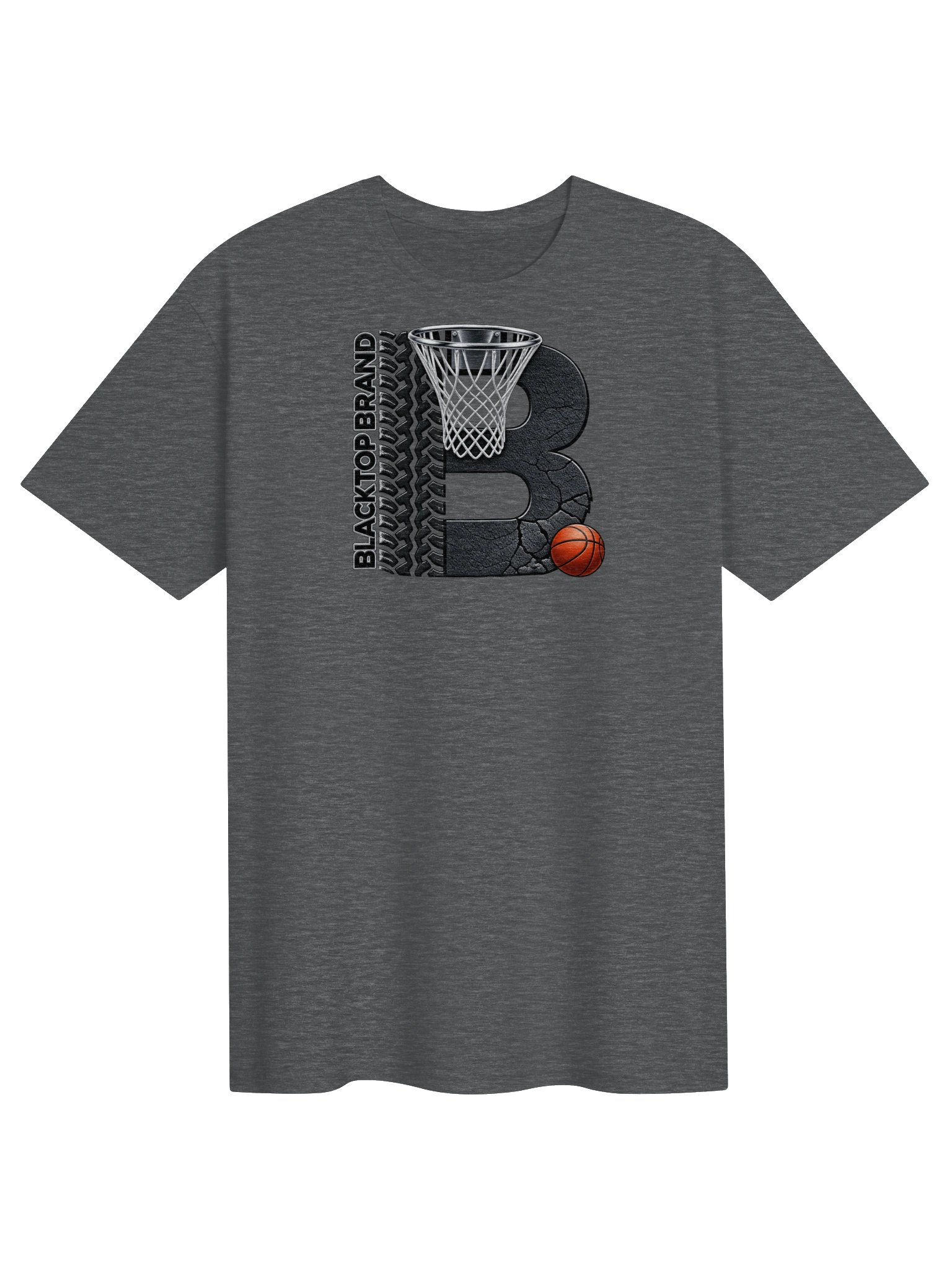 Blacktop Brand Basketball Logo Tee product image (1)