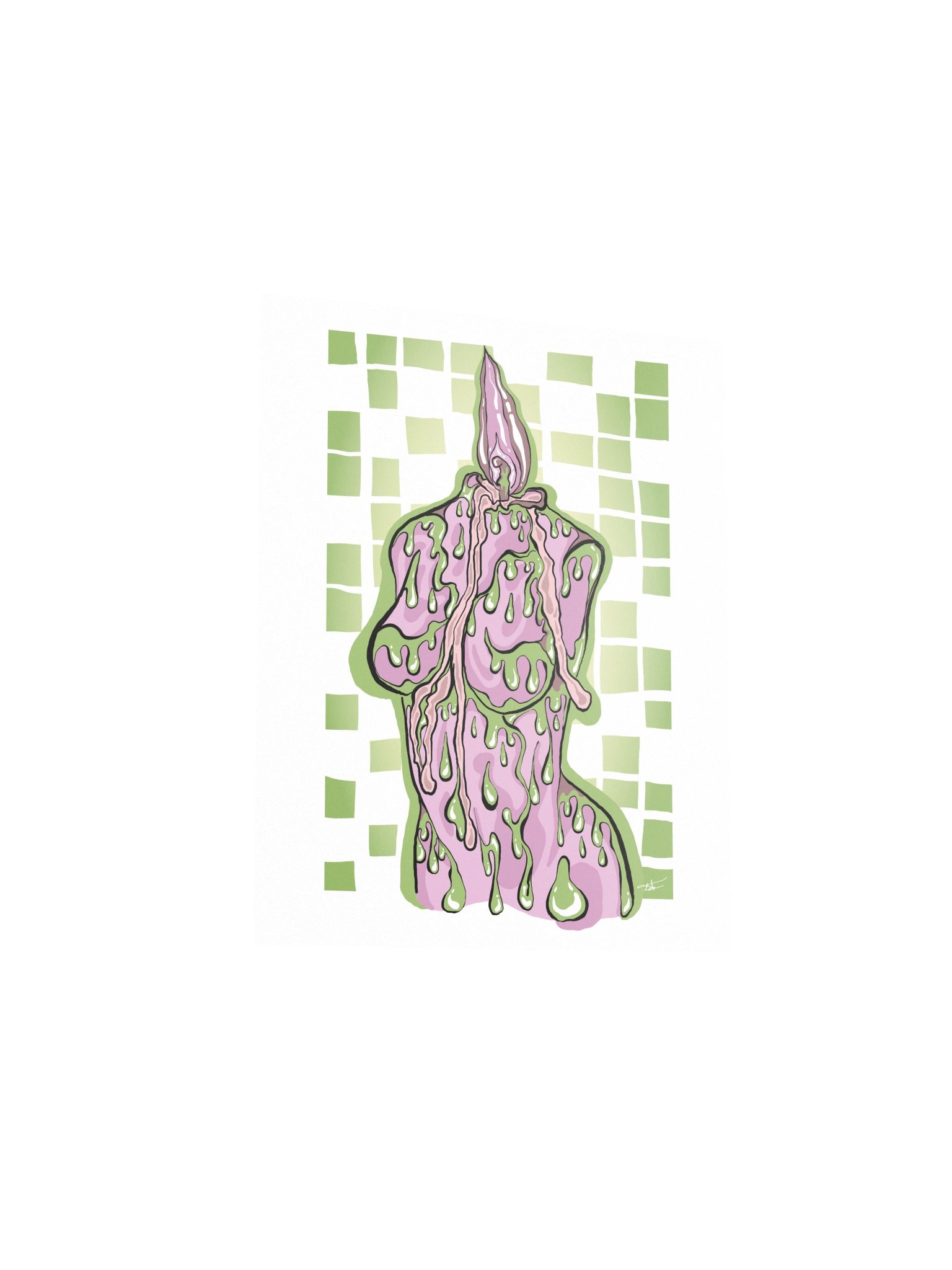 "Melting body" Art Print product image (3)