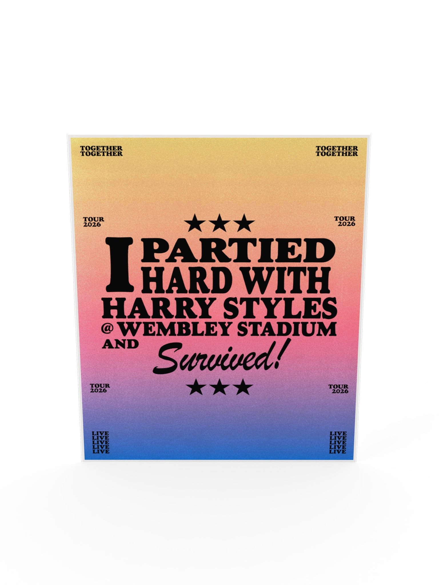 Partied Hard London Poster product image (5)