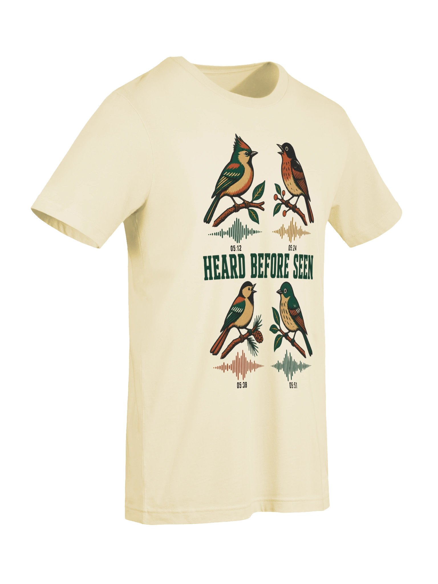 Dawn Chorus Roll Call — Birding by songs / backyard birds Graphic T-Shirt product image (27)