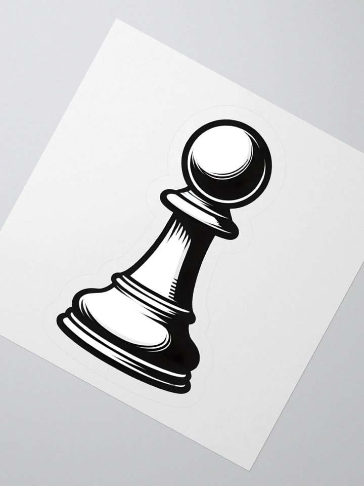 Classic Chess Pawn Piece sticker product image (4)