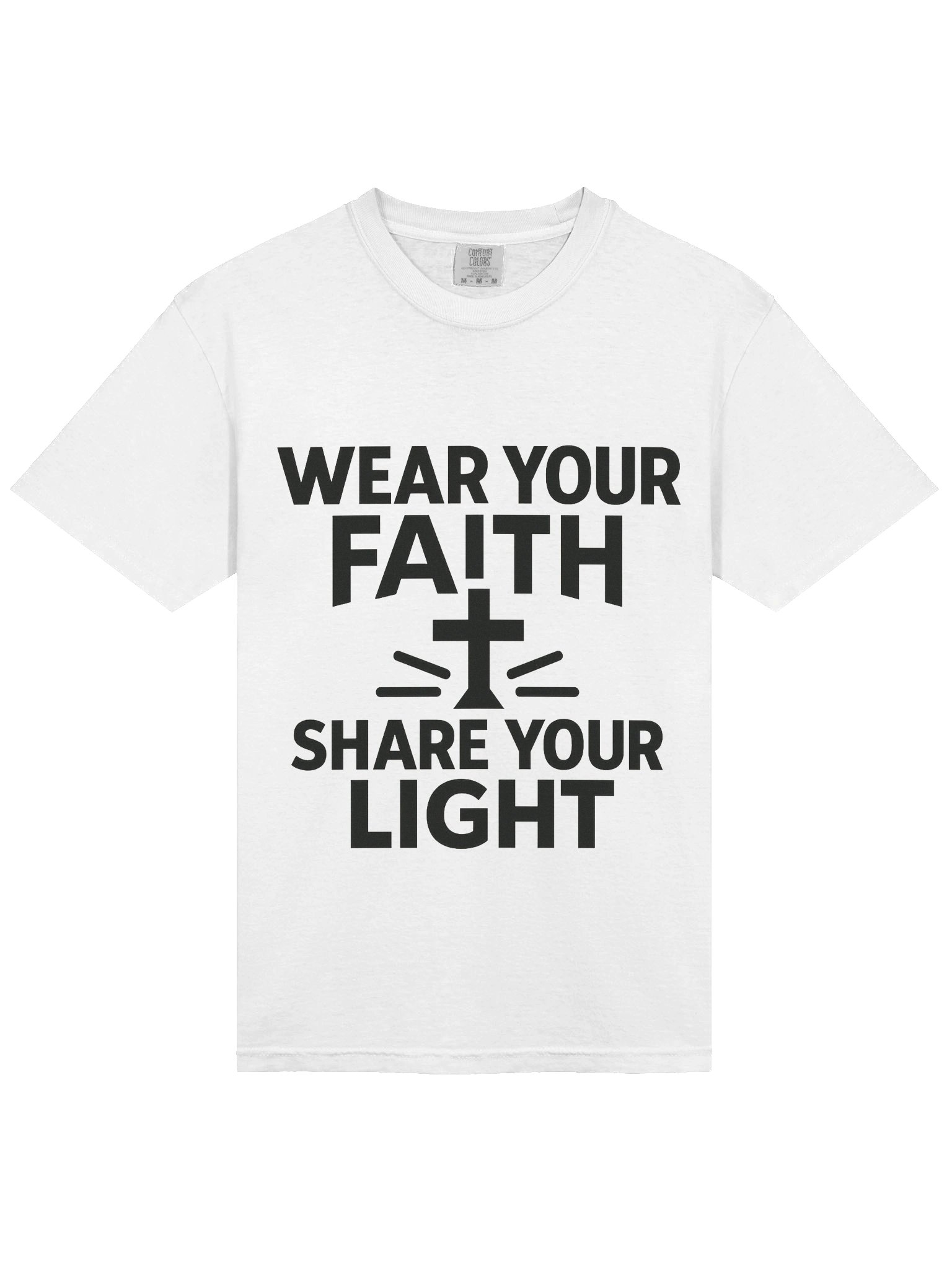 Wear Your Faith, Share Your Light #1 T-Shirt product image (3)
