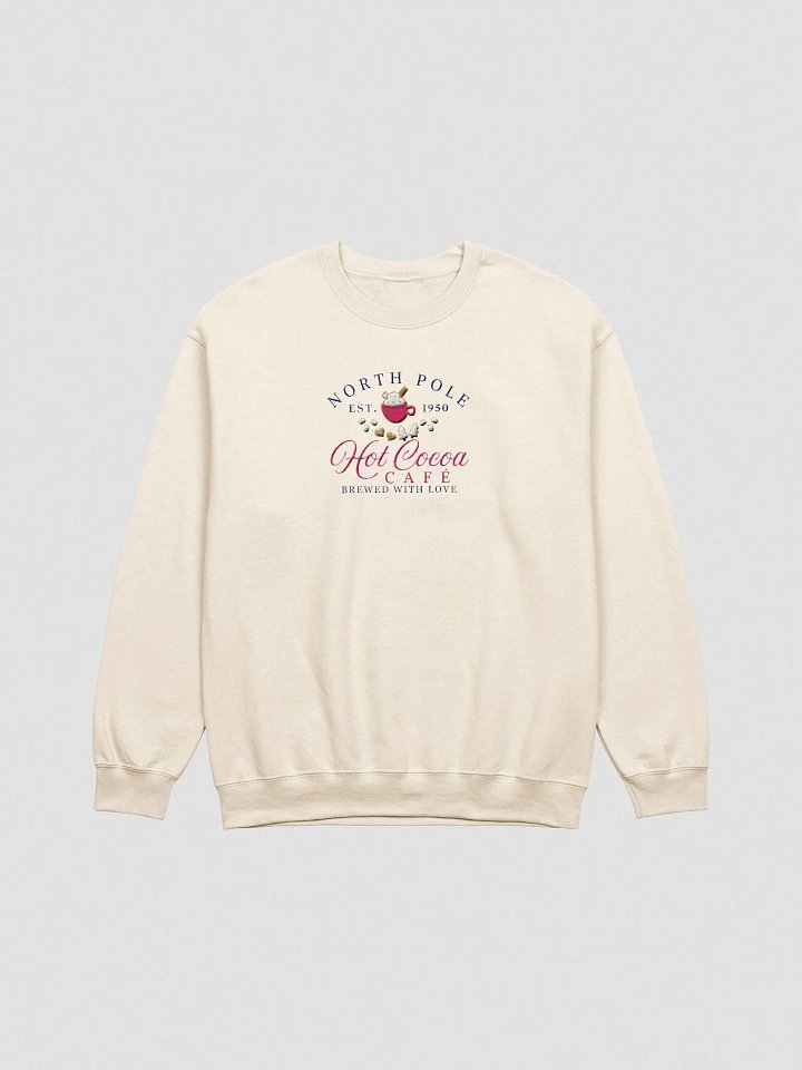 North Pole Hot Cocoa Café Embroidered Sweatshirt product image (1)