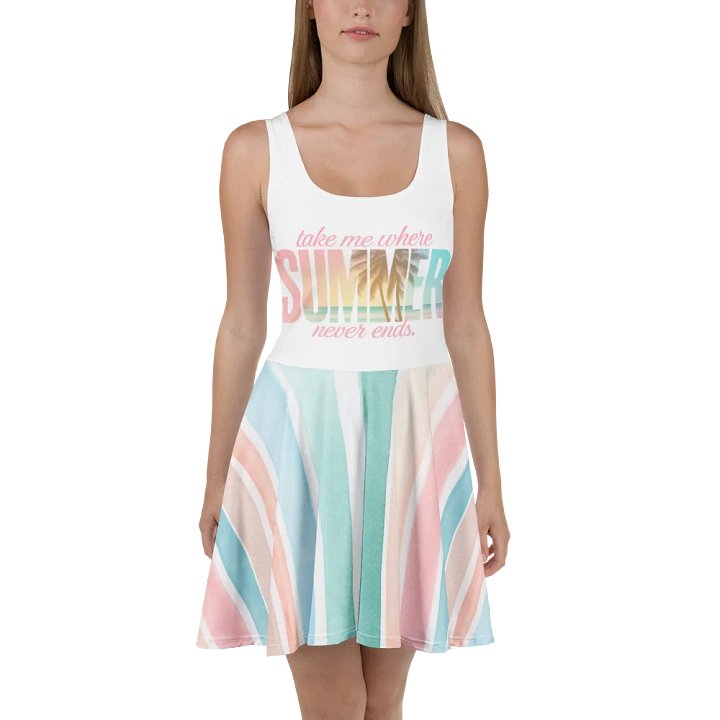 “Take Me Where Summer Never Ends” Beach/Pool Sun Dress product image (1)