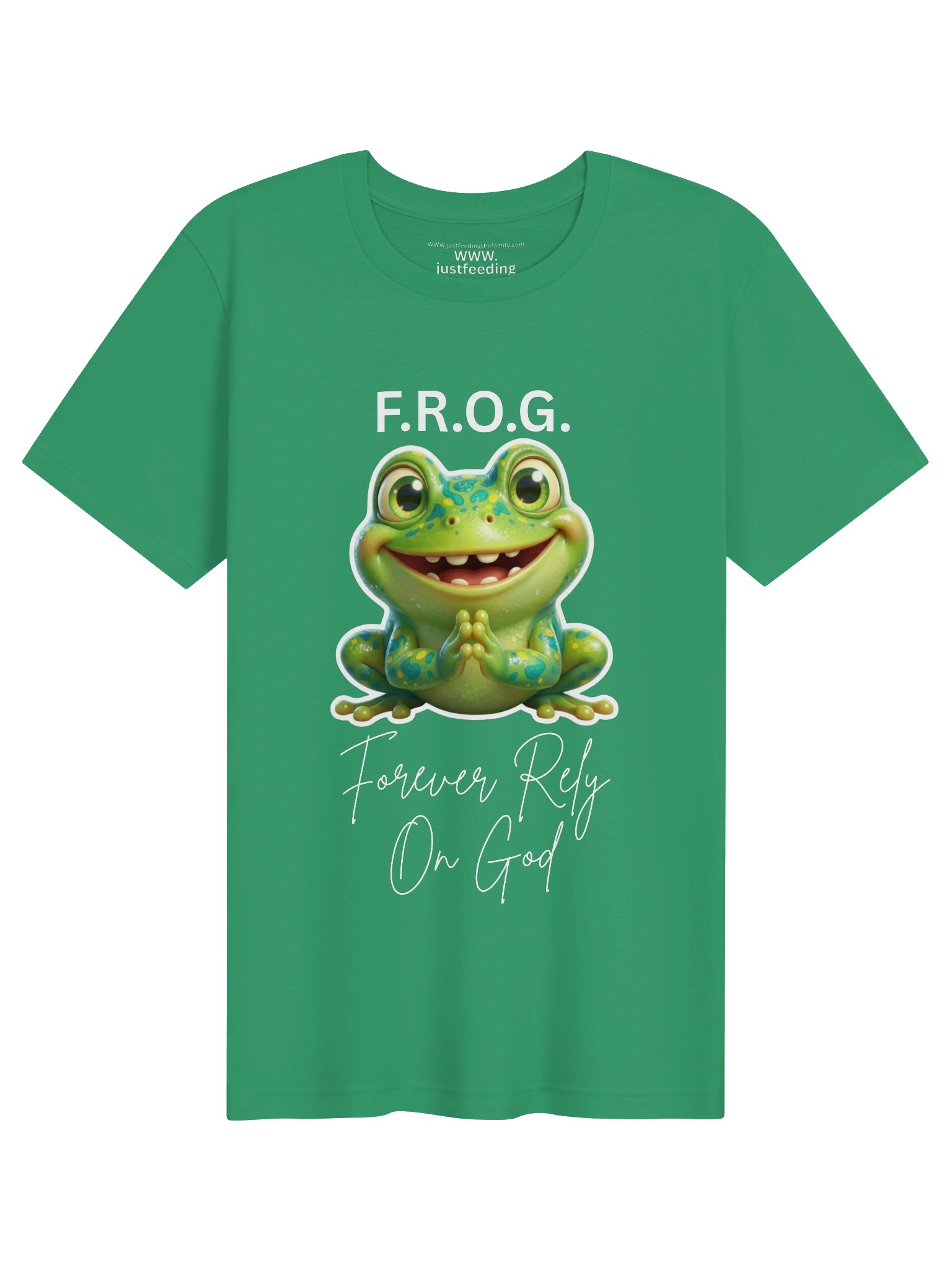 "F.R.O.G. Forever Rely On God" – Isaiah 26:4 & Proverbs 3:5-6 Christian Graphic T-Shirt product image (15)