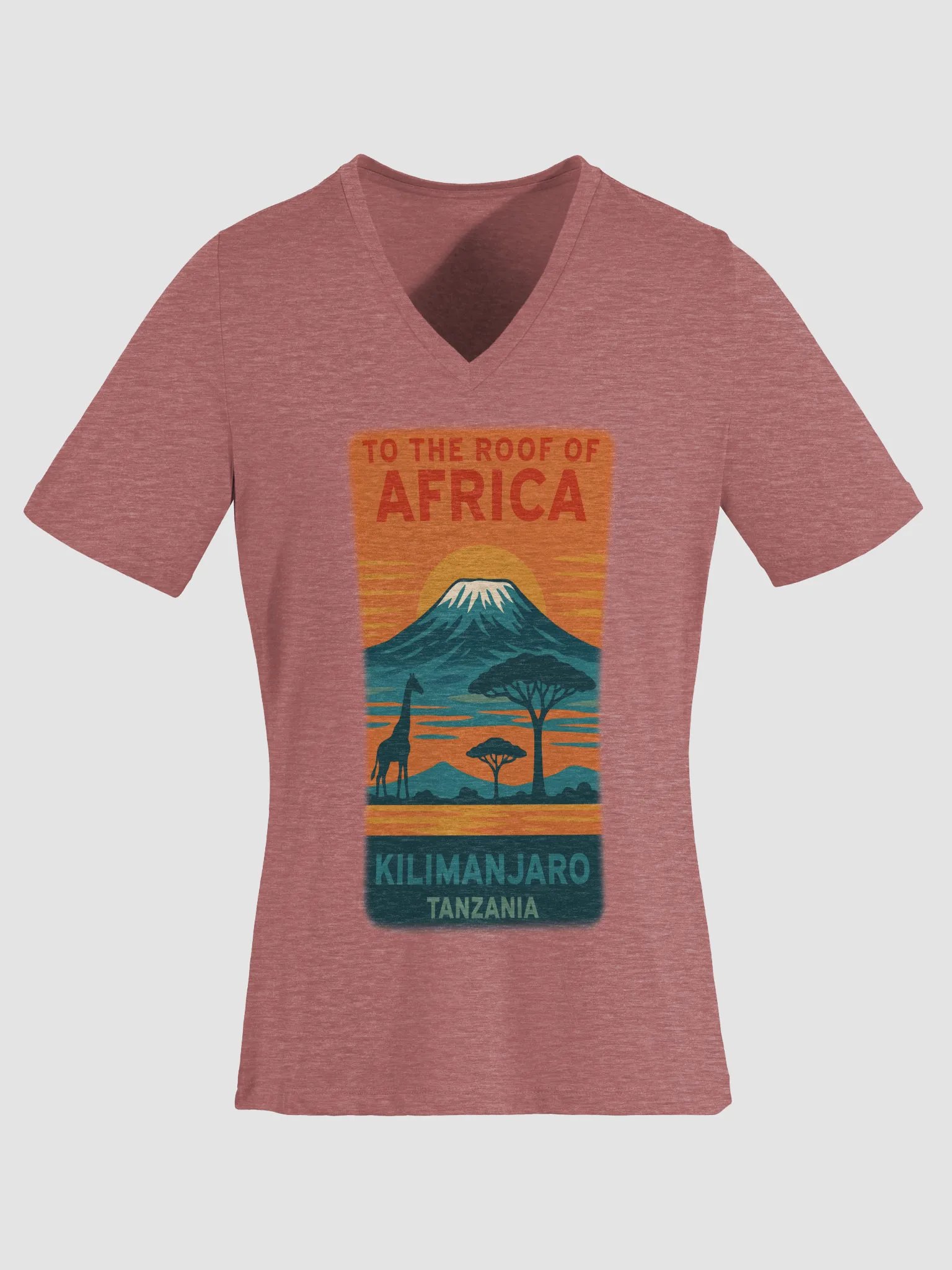 Kilimanjaro – Women’s V-Neck Tee product image (1)