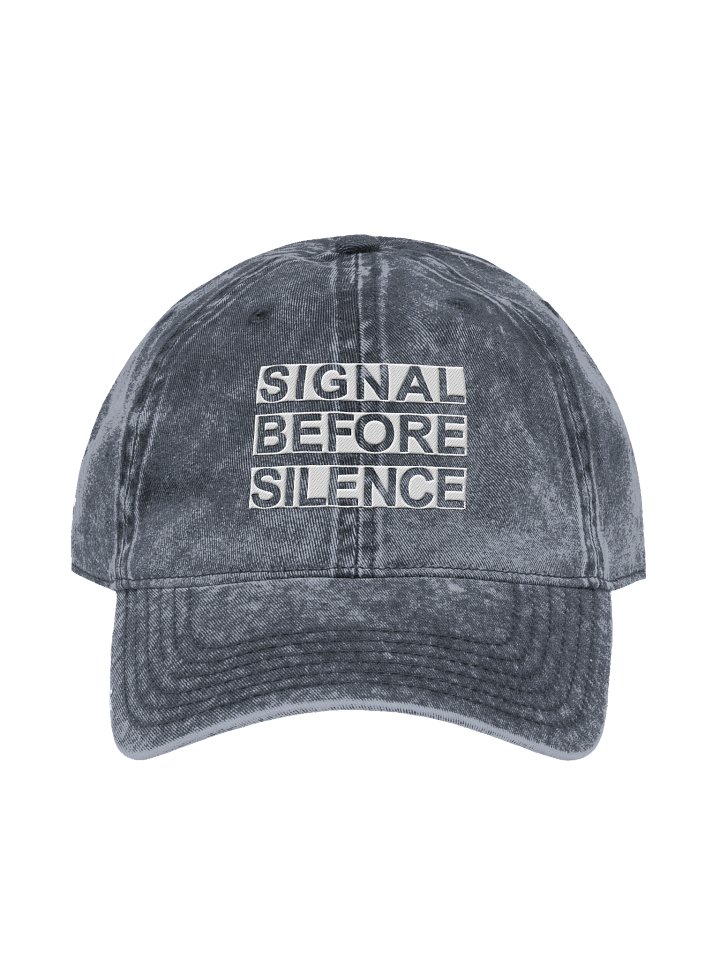 Signal Before Silence | Vintage Wash Dad Hat product image (8)