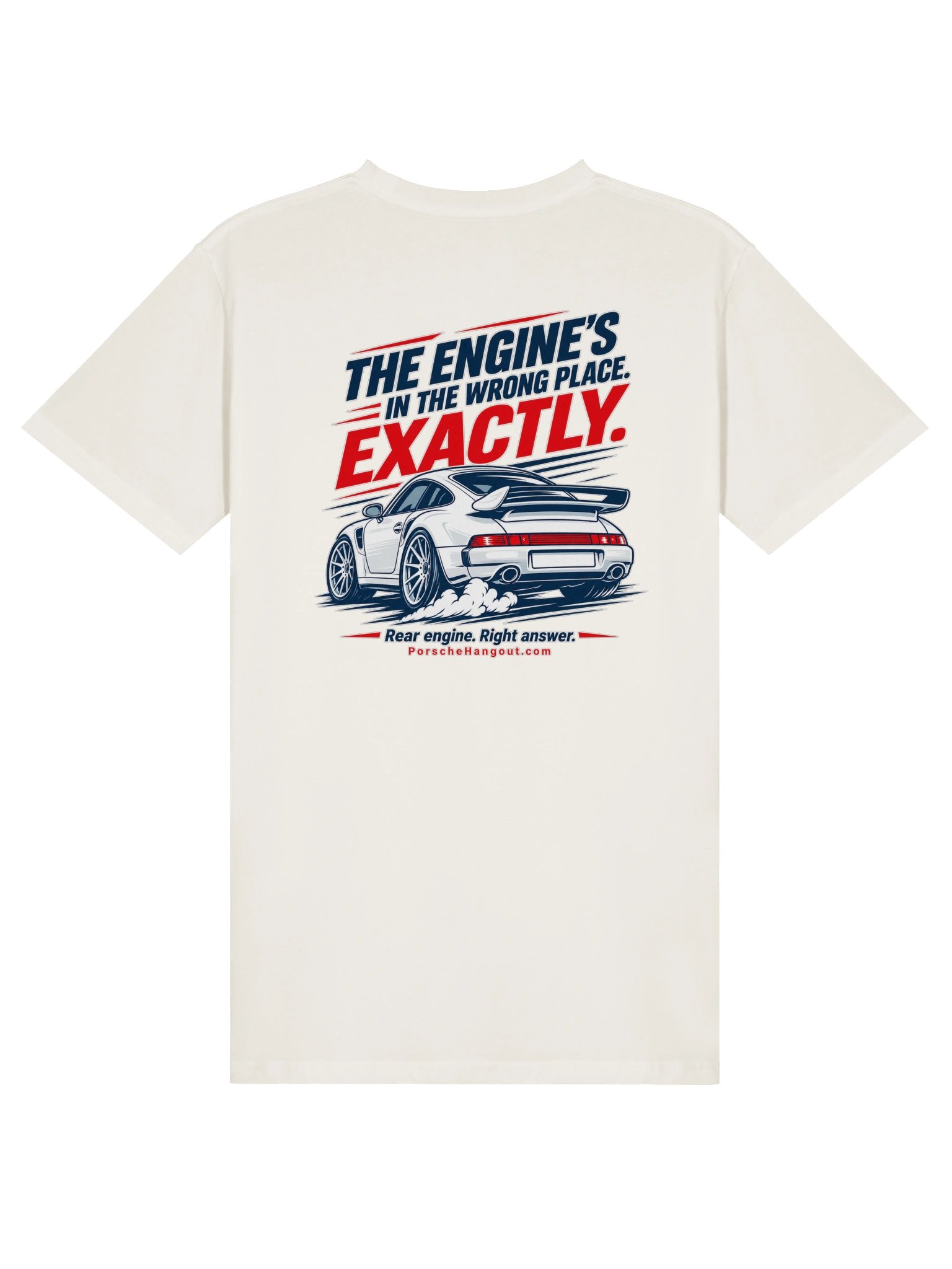 Rear Engine, Right Answer — Porsche 911 Tee product image (26)
