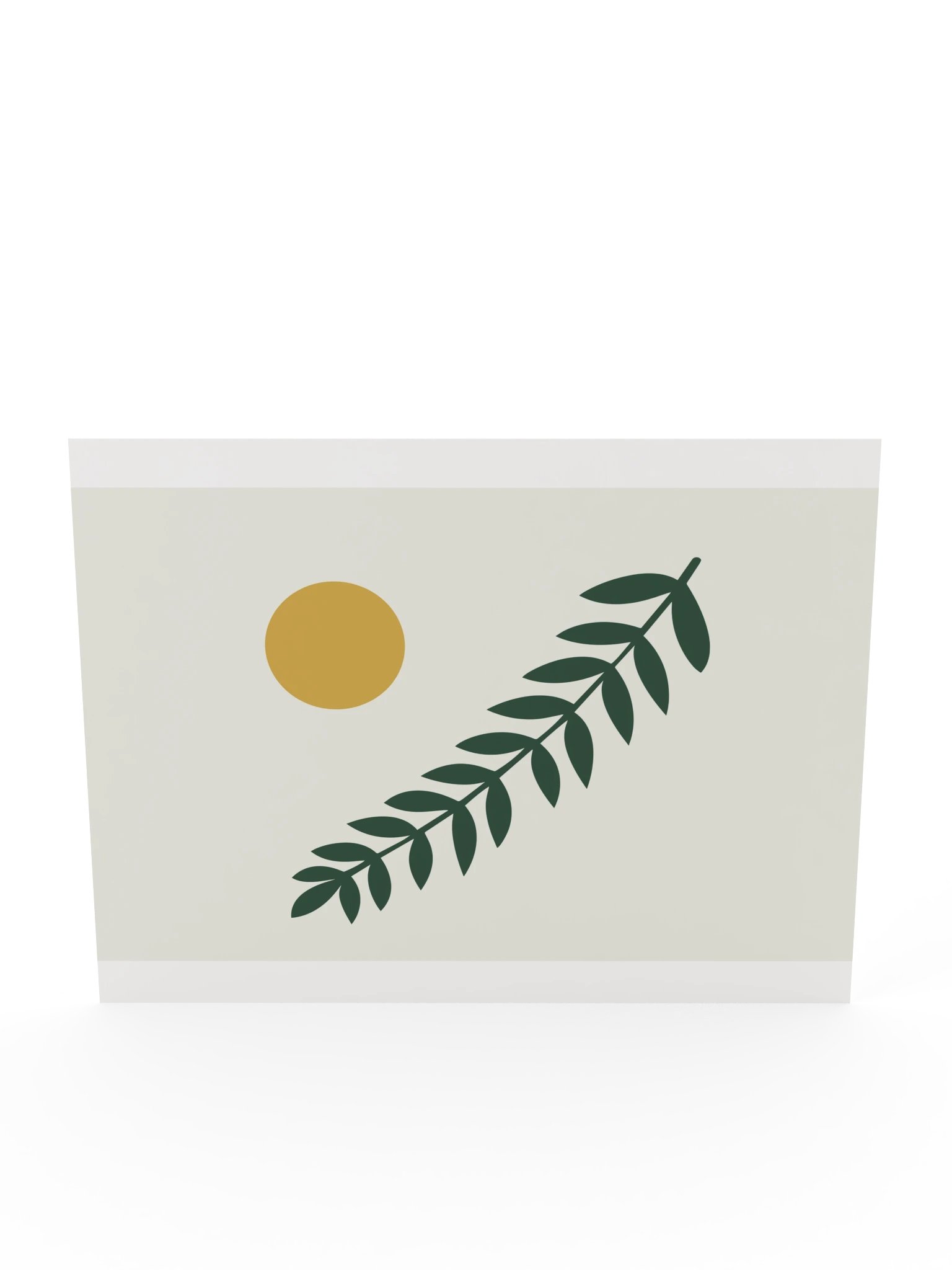 Forest Green Branch Print | Botanical Bathroom Wall Art product image (12)