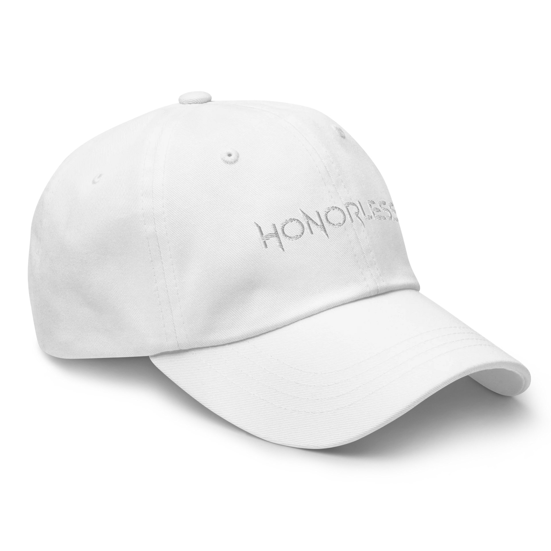 HONORLESS LOGO // WHITE ON WHITE product image (3)