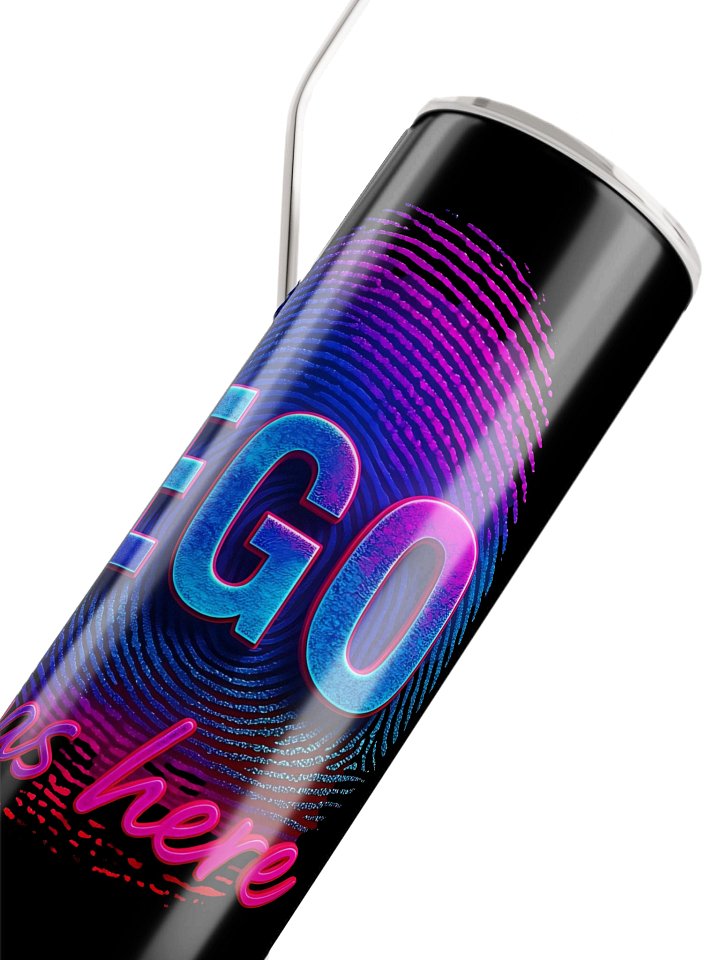 Fingerprint Stainless Steel Tumbler product image (2)
