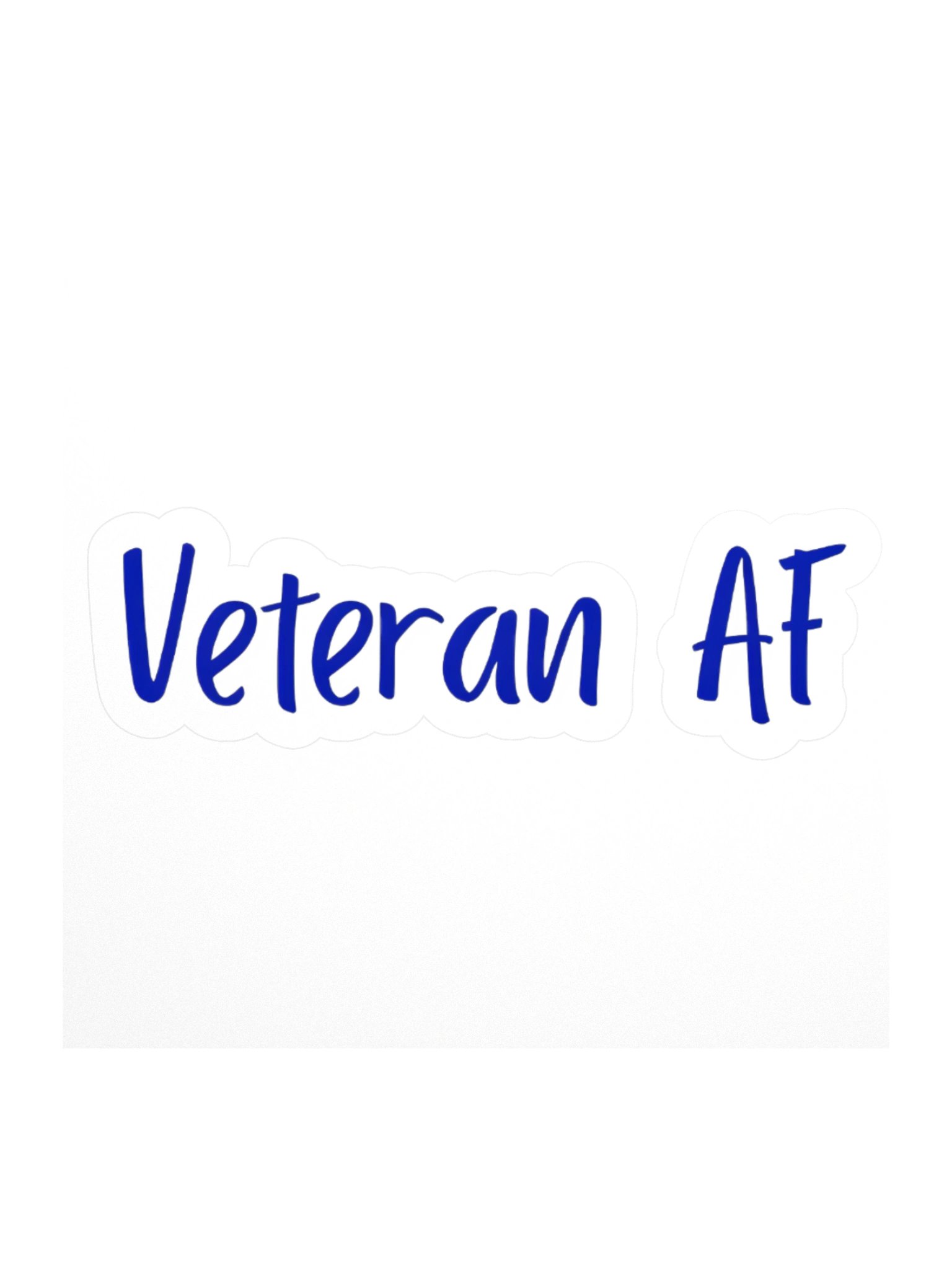 Blue Veteran Sticker product image (1)