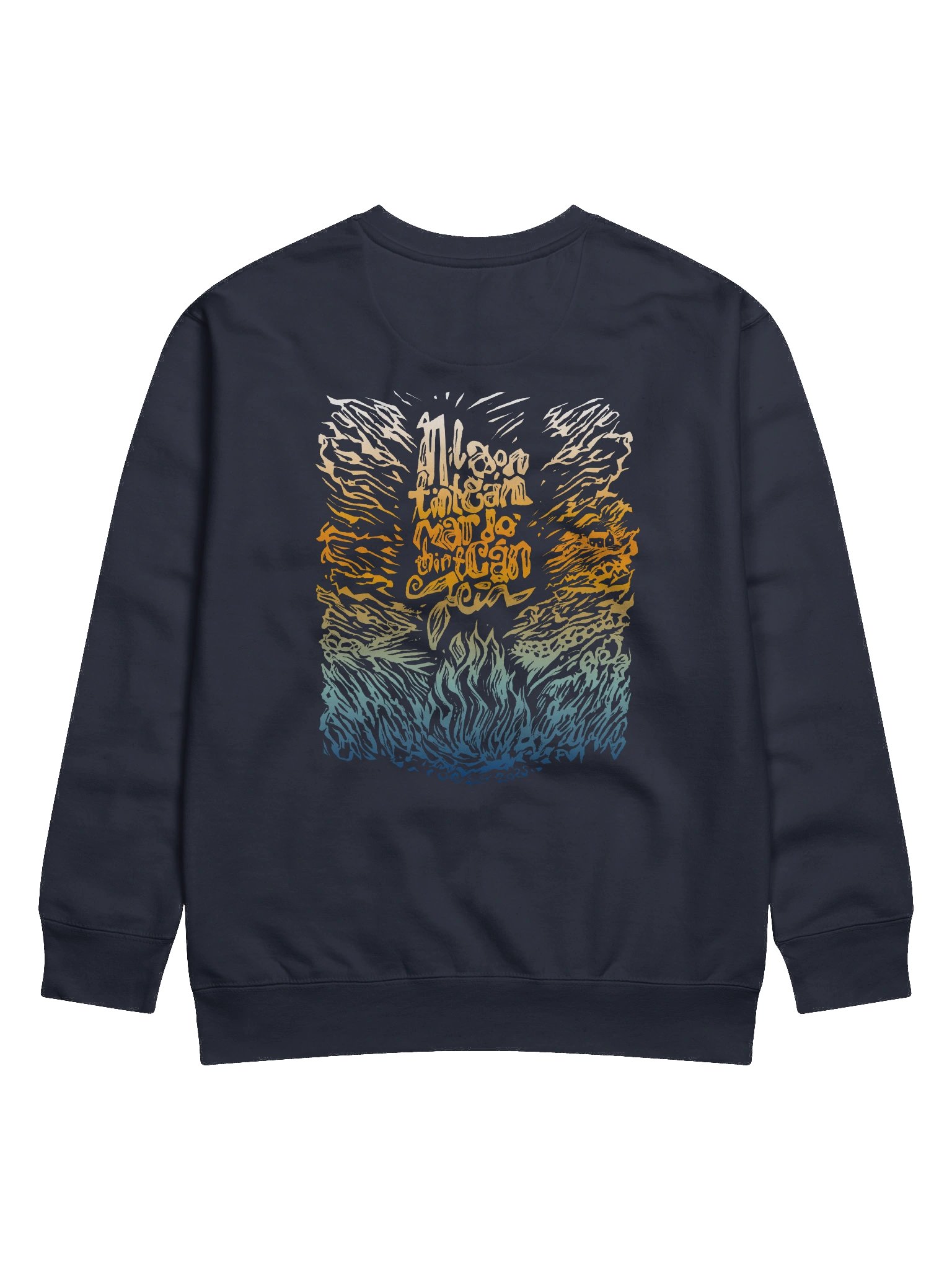 Níl aon tinteán mar do thinteán féin - Colour - SOL'S Eco Raglan HoodieCotton Heritage Premium Sweatshirt (Back Patch) product image (2)