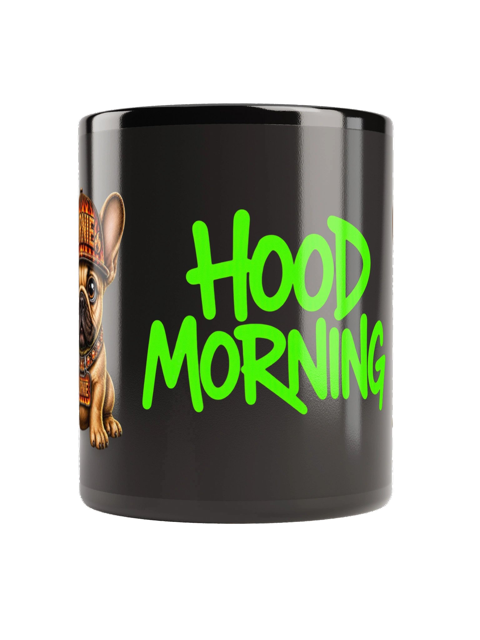 BURNIE FLAMES HOOD MORNING BLACK product image (2)