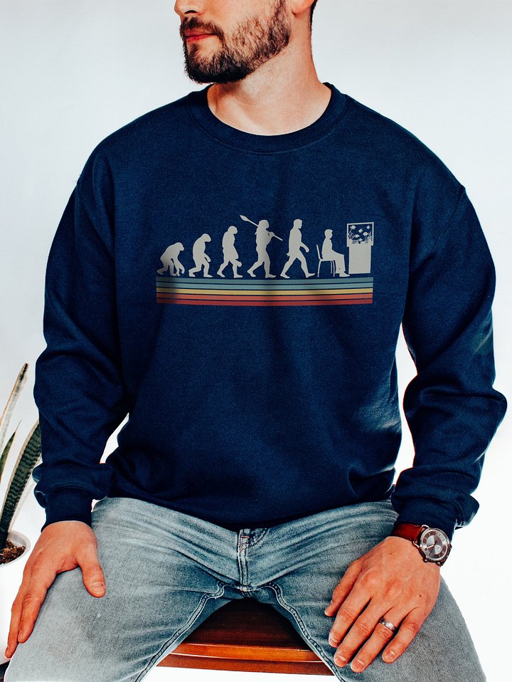 Evolution of an Aquarist | Sweatshirt for Freshwater, Saltwater, and Coral Reef Aquarists product image (15)