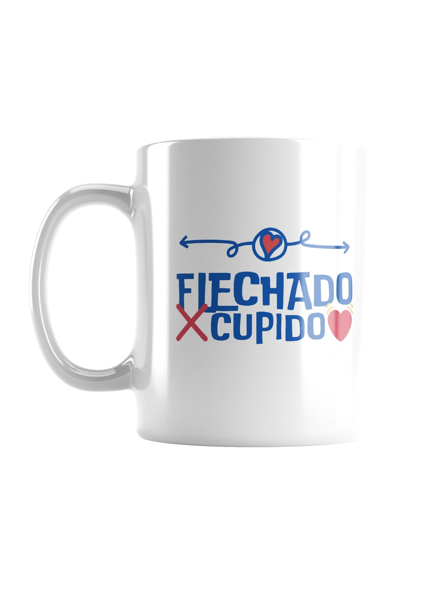 Taza Flechado x Cupido Blanca estilo 2 product image (1)