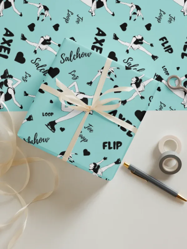 Ice Skaters Wrapping Paper Set product image (3)