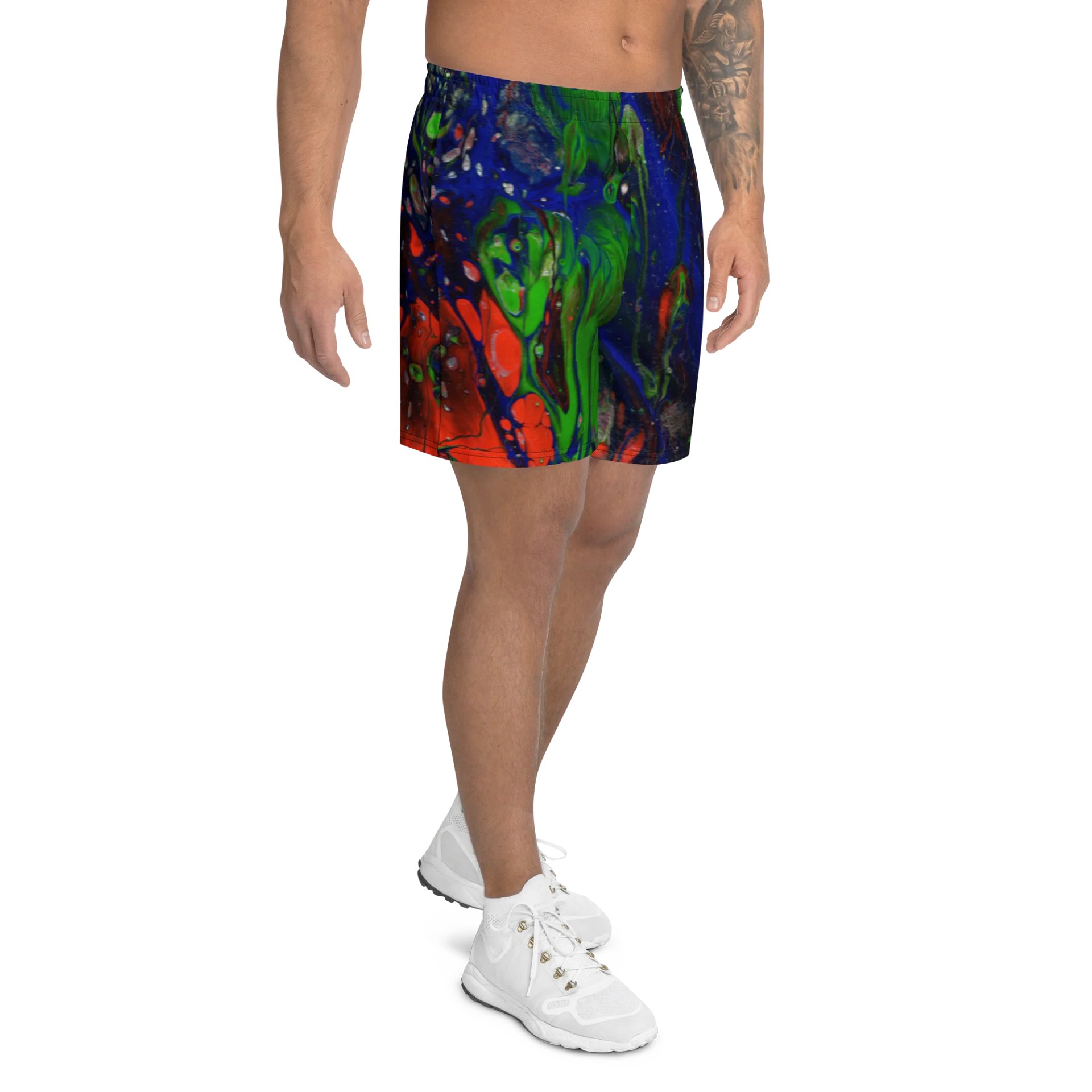 RGB Fluid Acrylic Athletic Shorts product image (2)