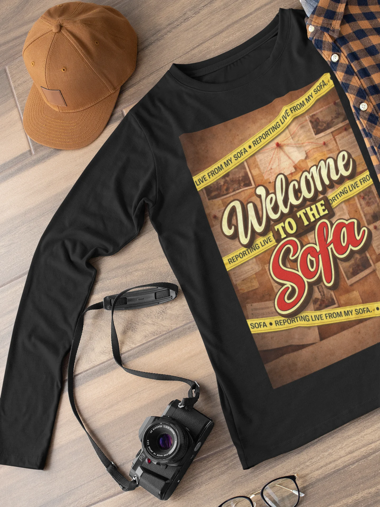 Welcome to the Sofa Crime Board Long Sleeve Shirt product image (23)