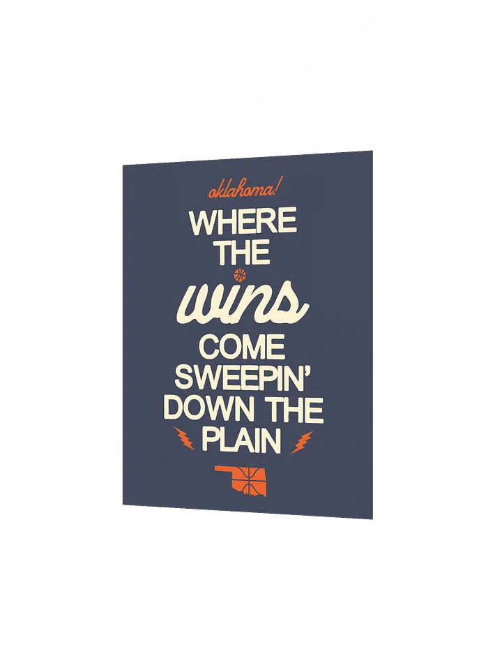 Wins Come Sweepin' Art Print product image (3)