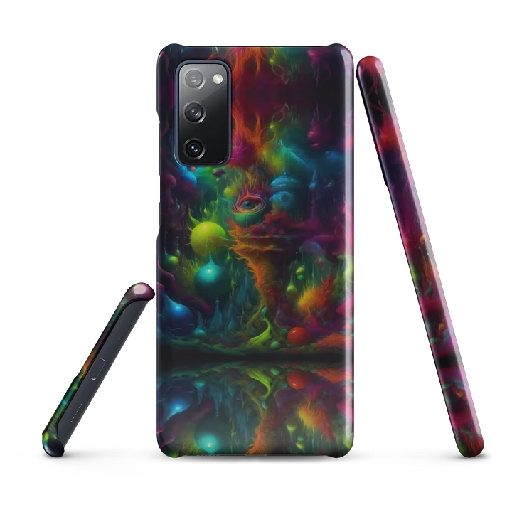 Neon Surreal Face Snap Case product image (5)