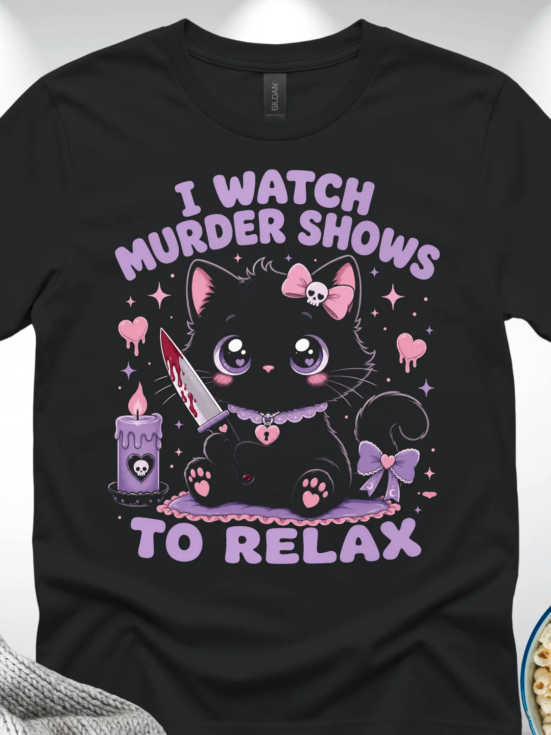 I Watch Murder Shows to Relax T-Shirt product image (1)