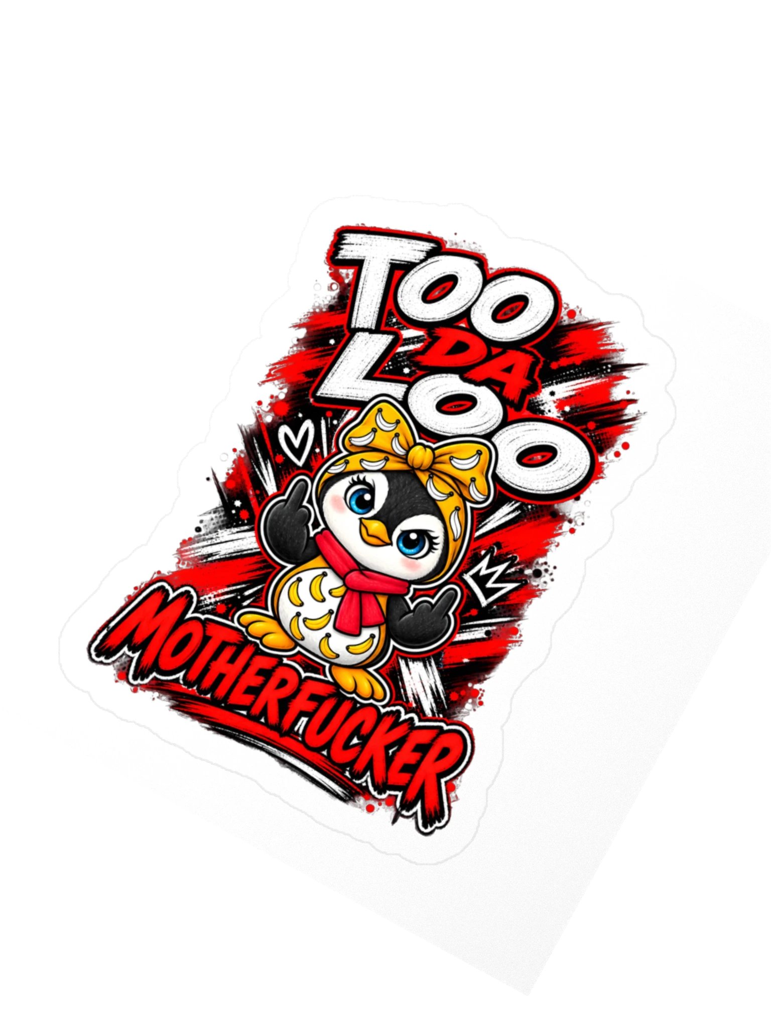 Too-da-loo Motherfluffer Lulu Sticker product image (2)