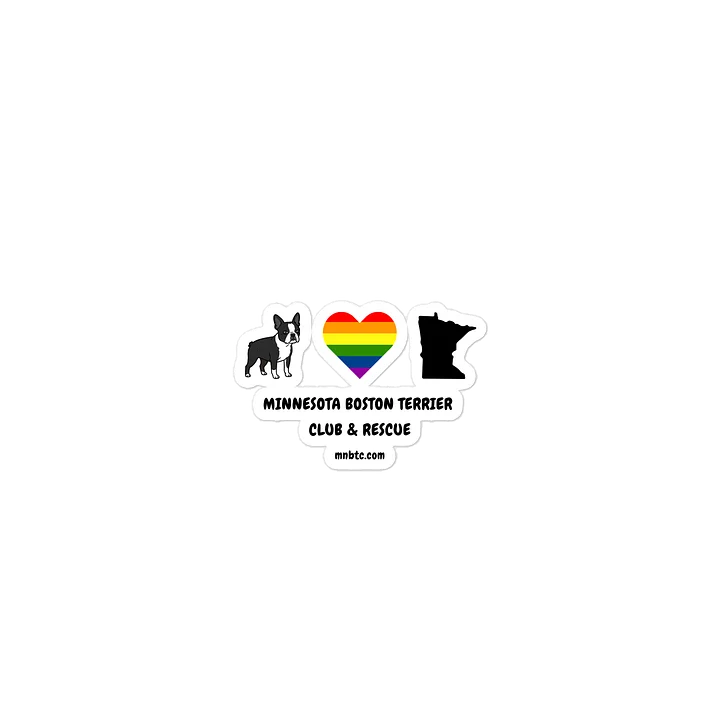 MBTC Rainbow Heart MN Love Sticker product image (1)