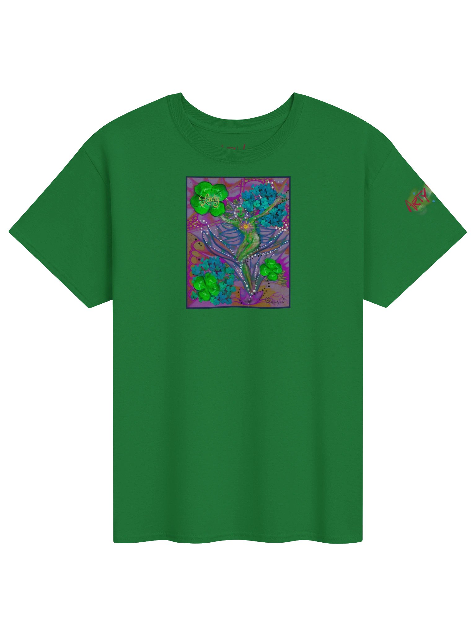 ArtyWear Tee of the Month - Mar '26 'Lucky Sprite' product image (1)