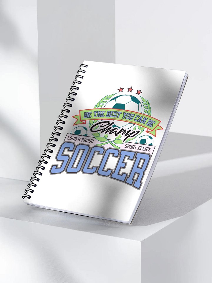 Champ Soccer Spiral Notebook product image (2)