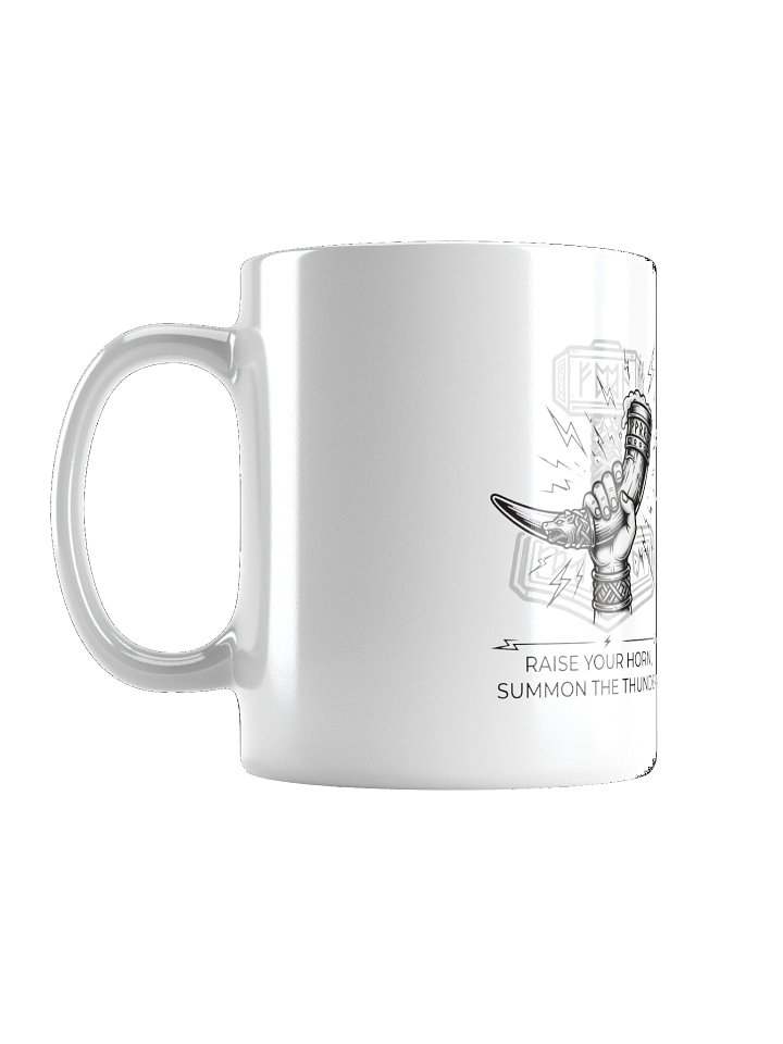 "Raise Your Horn, Summon the Thunder" – Heritage Mug product image (2)