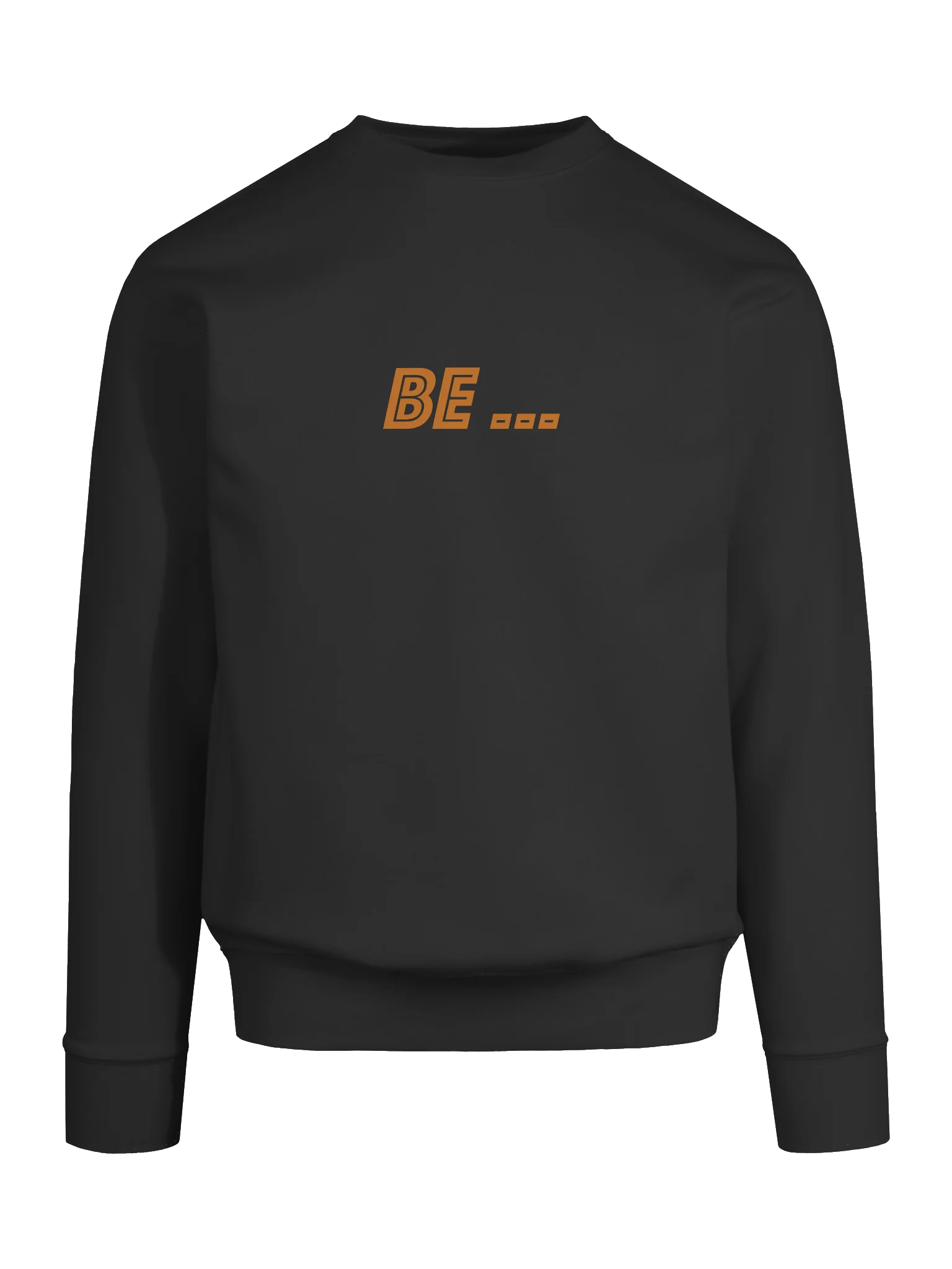 Bold Orange Letter Printed Premium Sweatshirt product image (43)