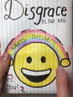 I was gifted THIS blind bag after failing my math test… 🫥#papercraft #diy #cute
