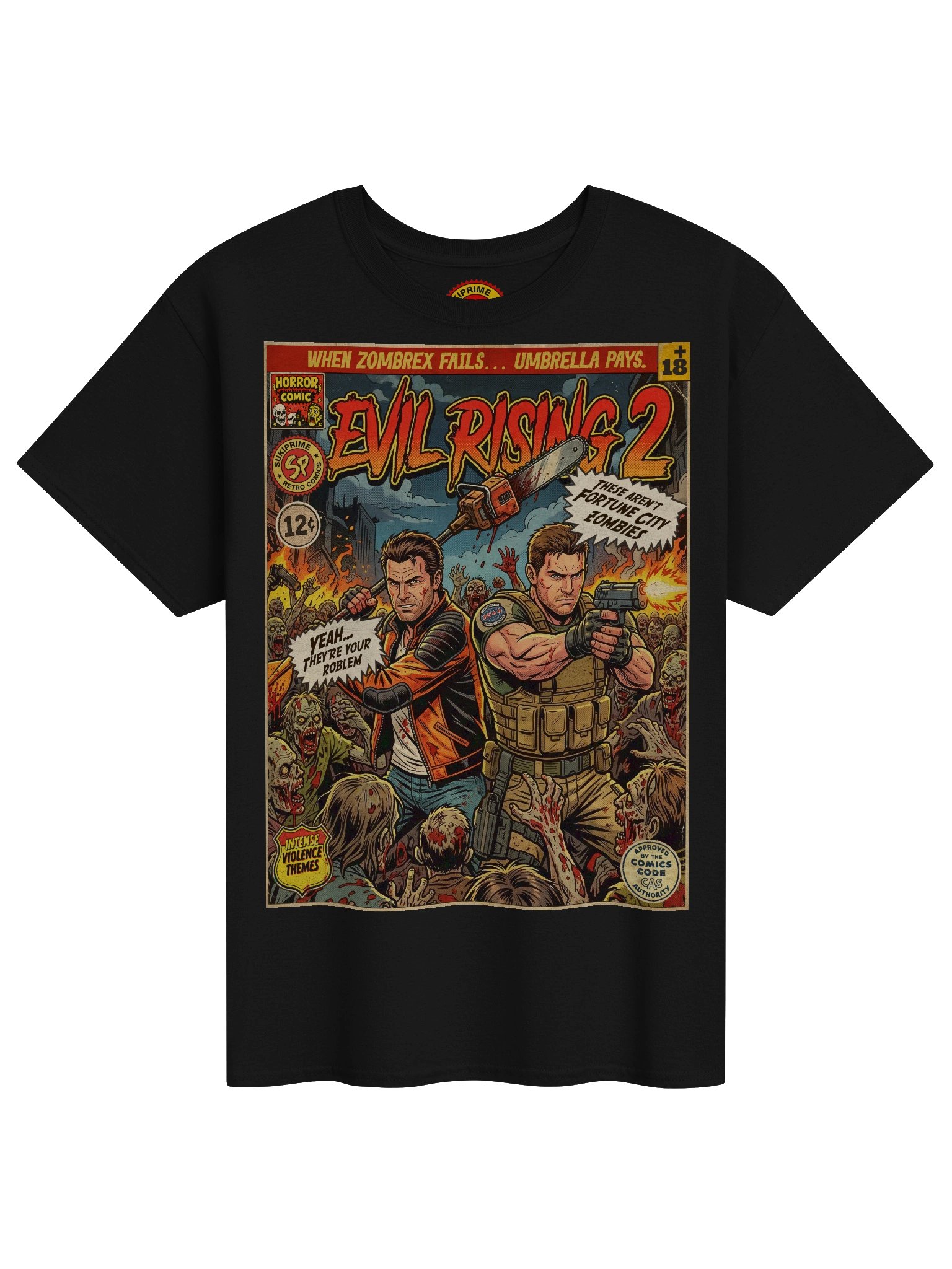 Evil Rising 2 Comic Art T-Shirt product image (1)