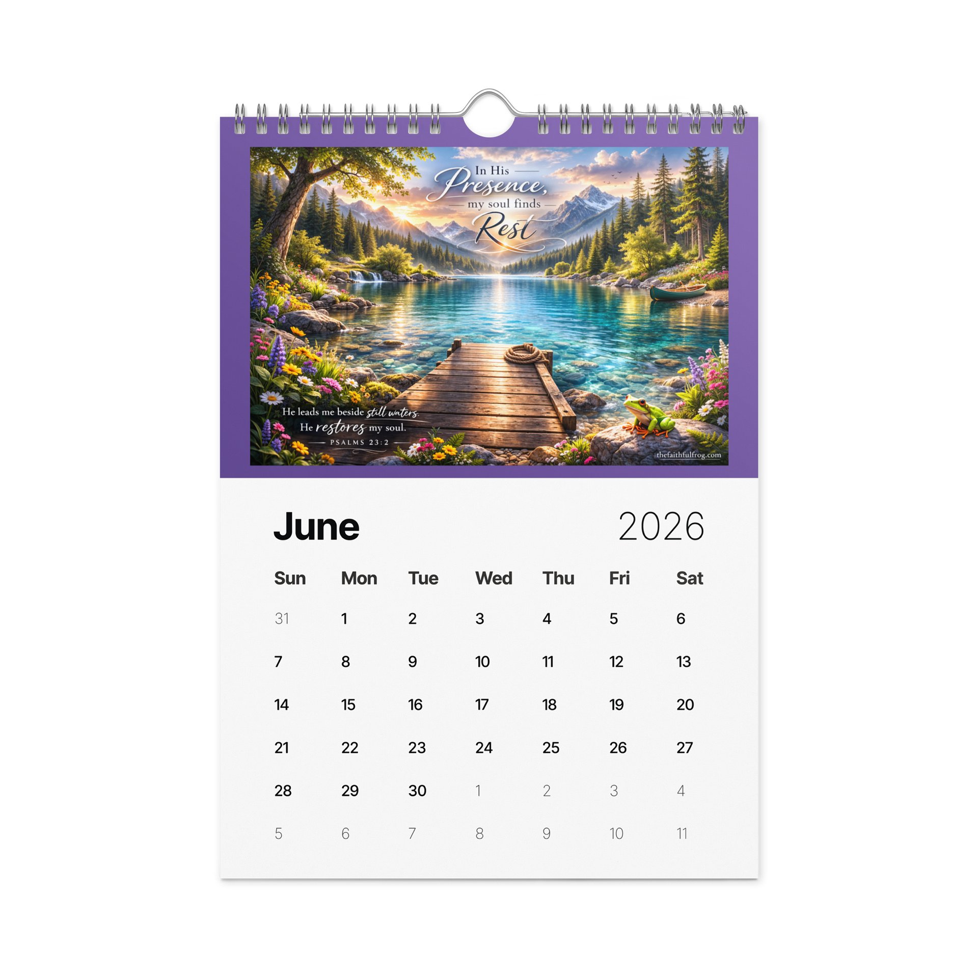 Heaven's Artwork 2026 Wall Calendar product image (7)