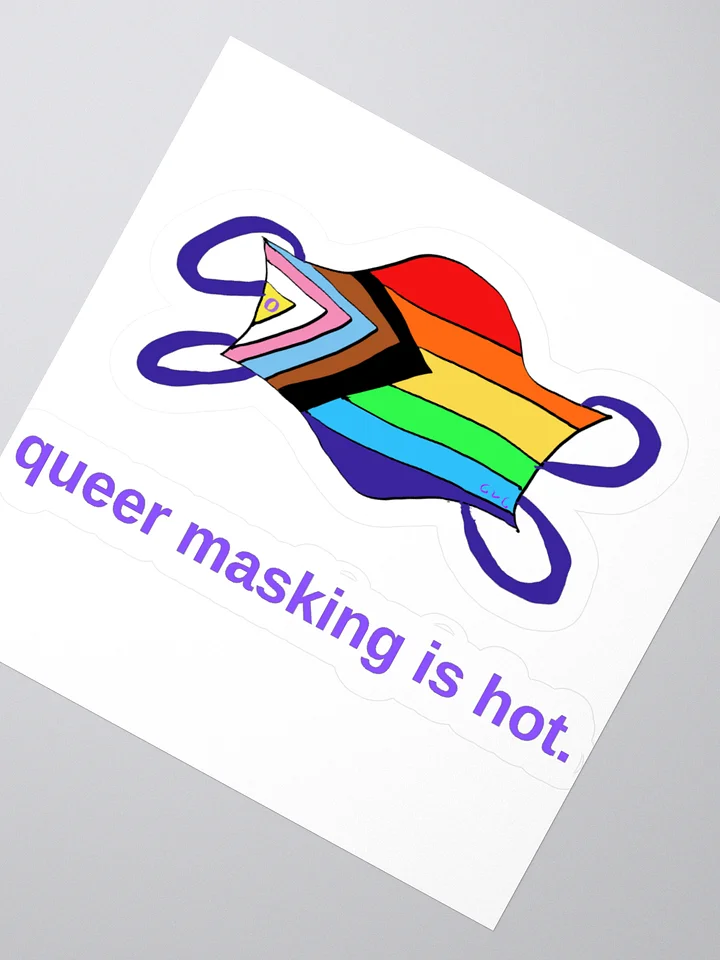 Queer Masking Is Hot sticker product image (6)