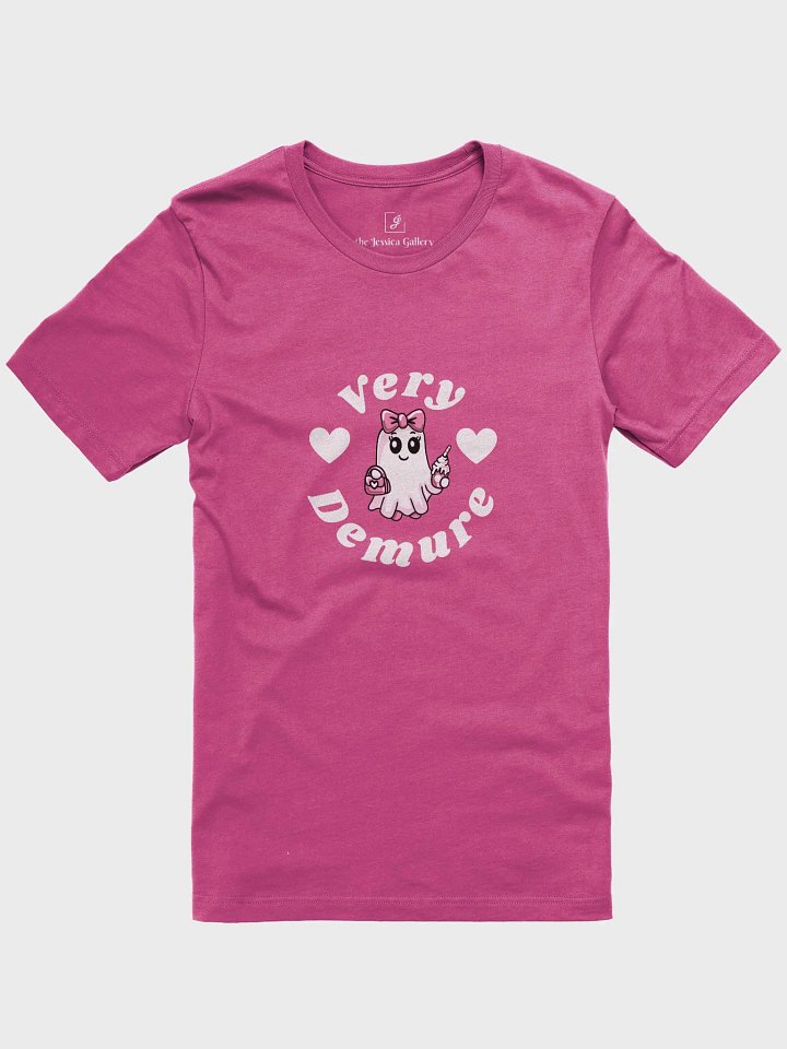 Very Demure Cute Ghost Design Supersoft Classic Fit T-Shirt product image (1)