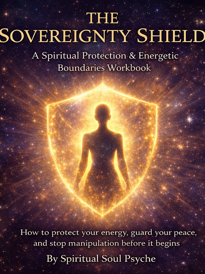 The Sovereignty Shield-A Spiritual Protection & Energetic Boundaries Workbook product image (1)