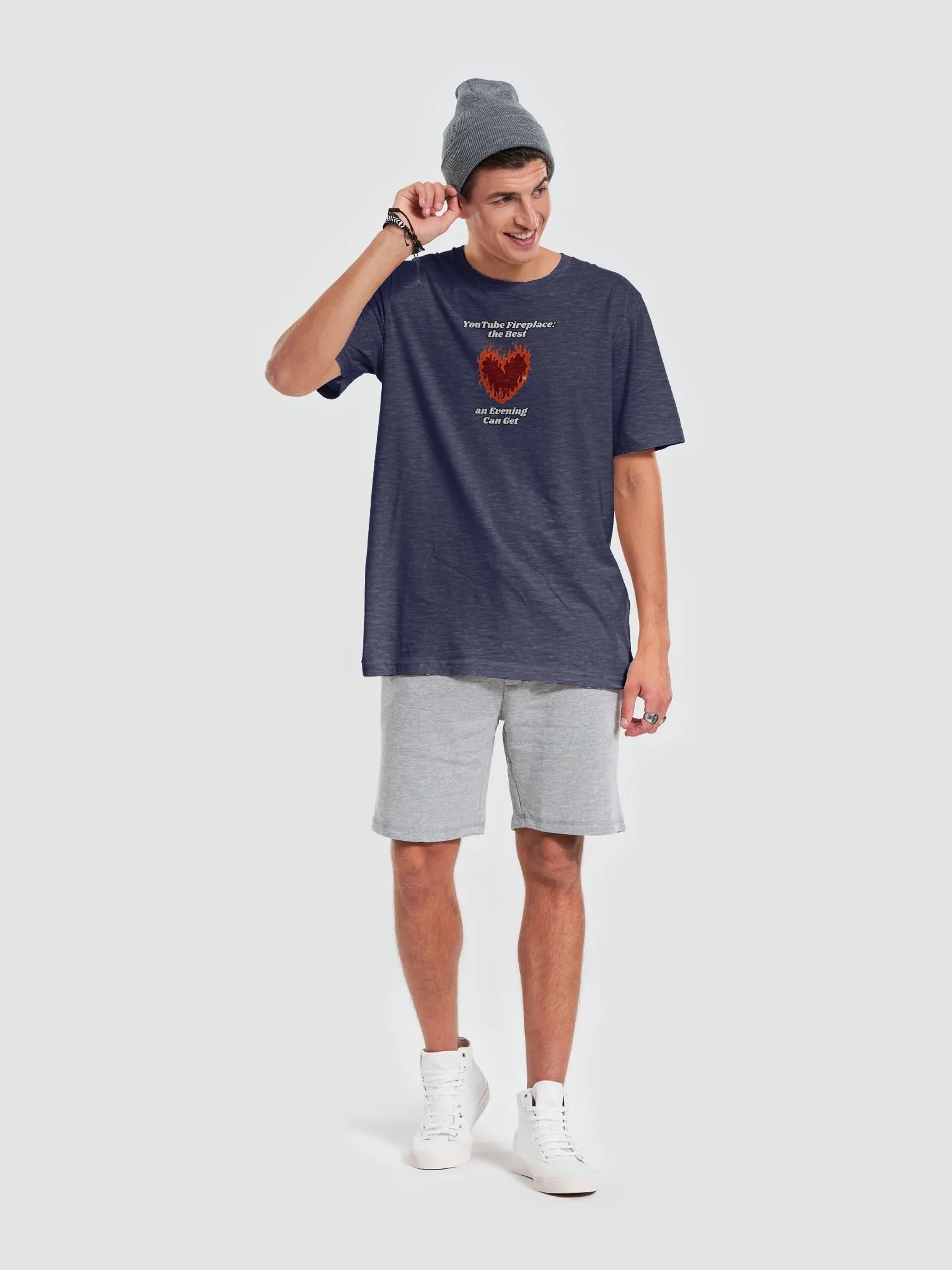 Flaming Heart - YouTube Fireplace: The Best an Evening Can Get | Tee product image (38)