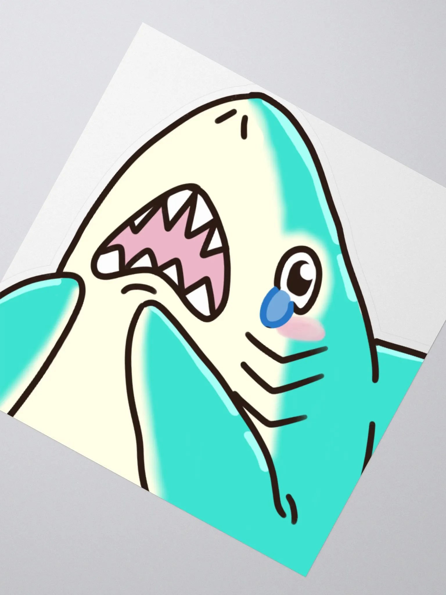 Shark Cry Sticker product image (4)