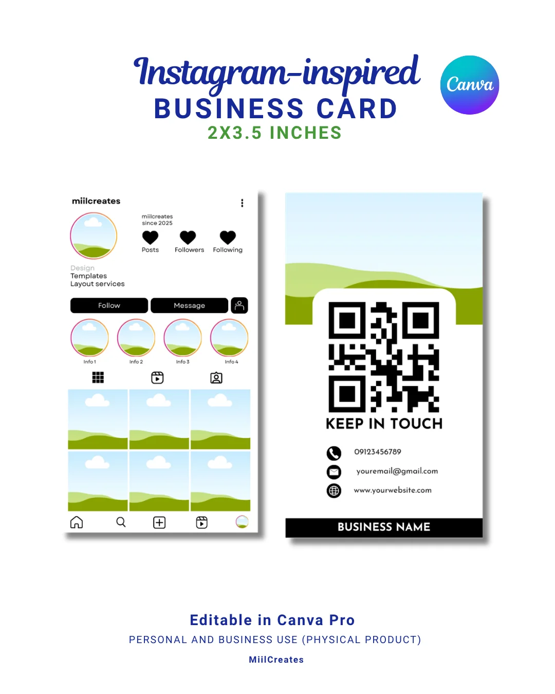 Instagram Business Card product image (1)