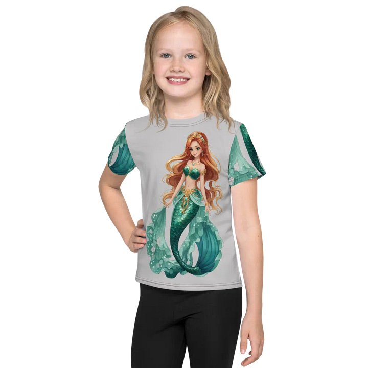 mermaid Kids Crew Neck T-Shirt product image (1)