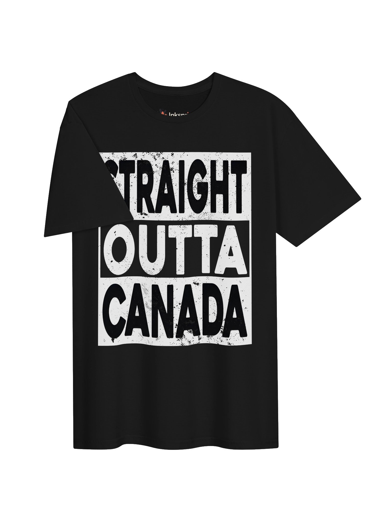 Straight Outta Canada Distressed Unisex T-Shirt product image (3)