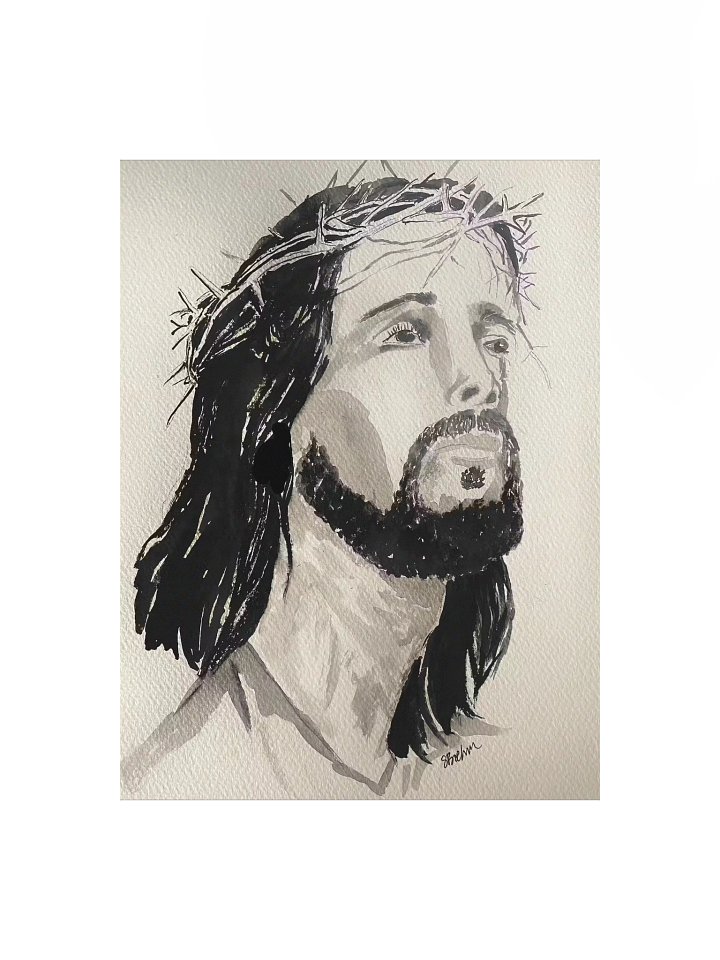 Christ Head 12" x 16" product image (1)