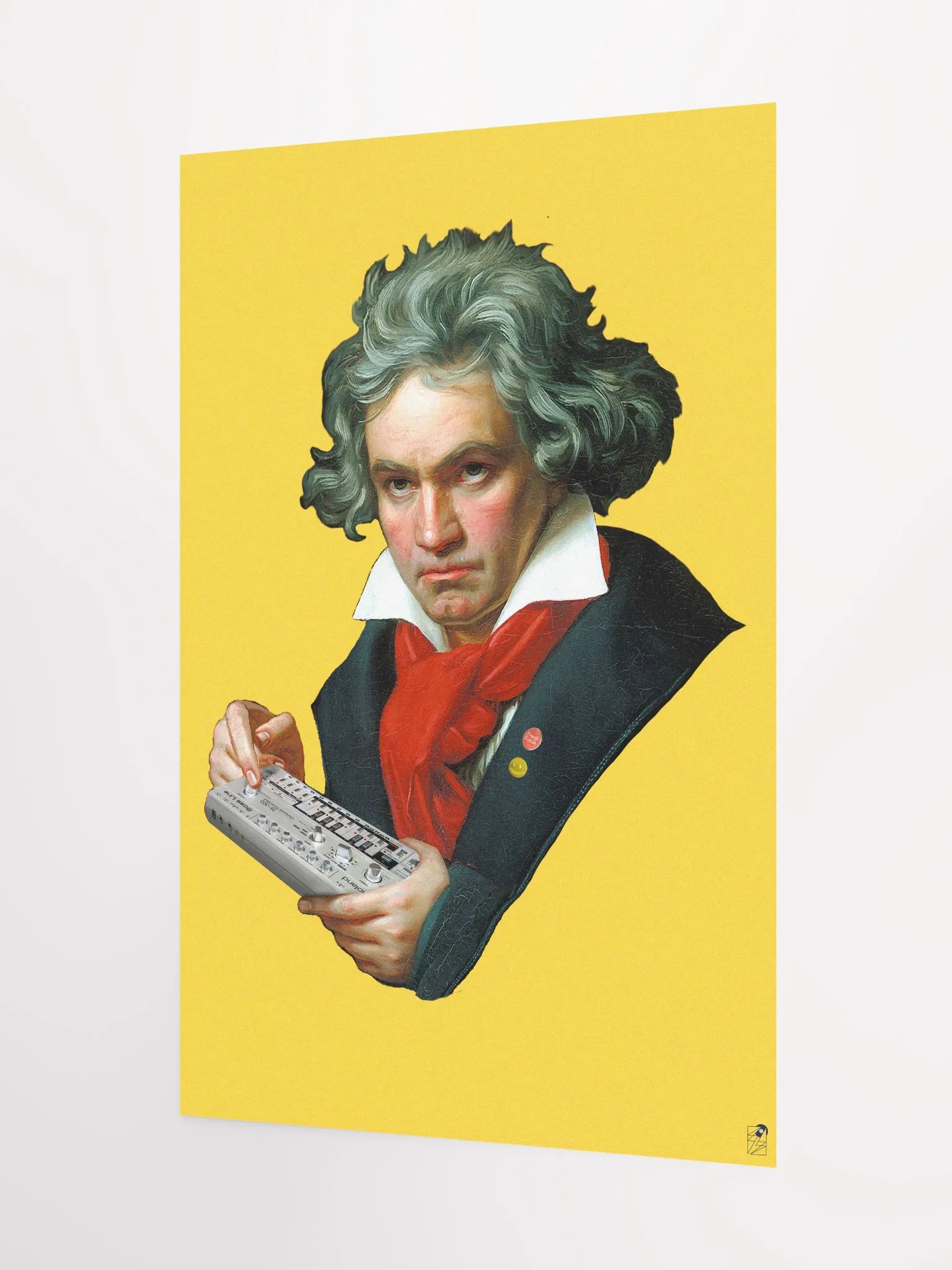 Roland van Beethoven by Frank Fonik (tb-3-0-3 Tribute), Techno EDM Matte Paper Poster product image (3)