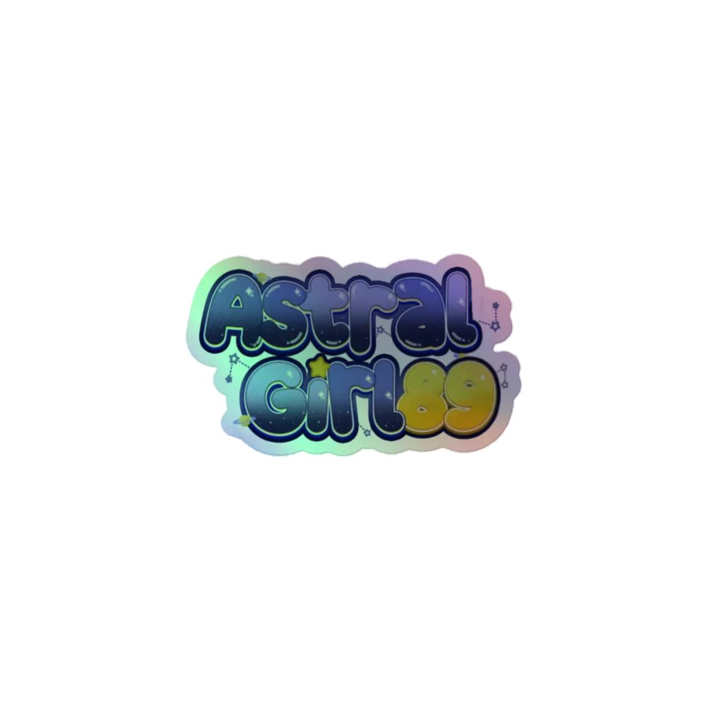 AstralGirl89 Logo sticker product image (1)