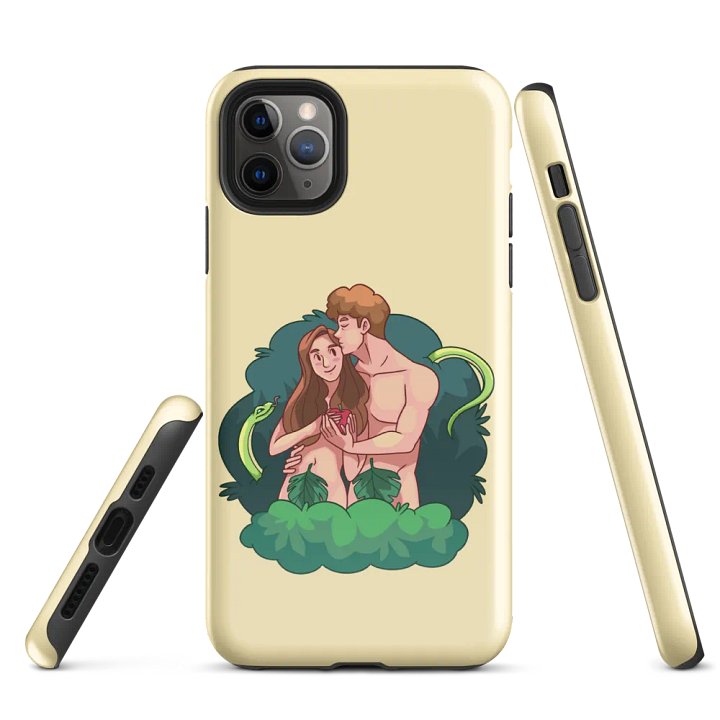Eden's Embrace iPhone® Tough Case: Ultimate Protection with a Touch of Elegance product image (1)