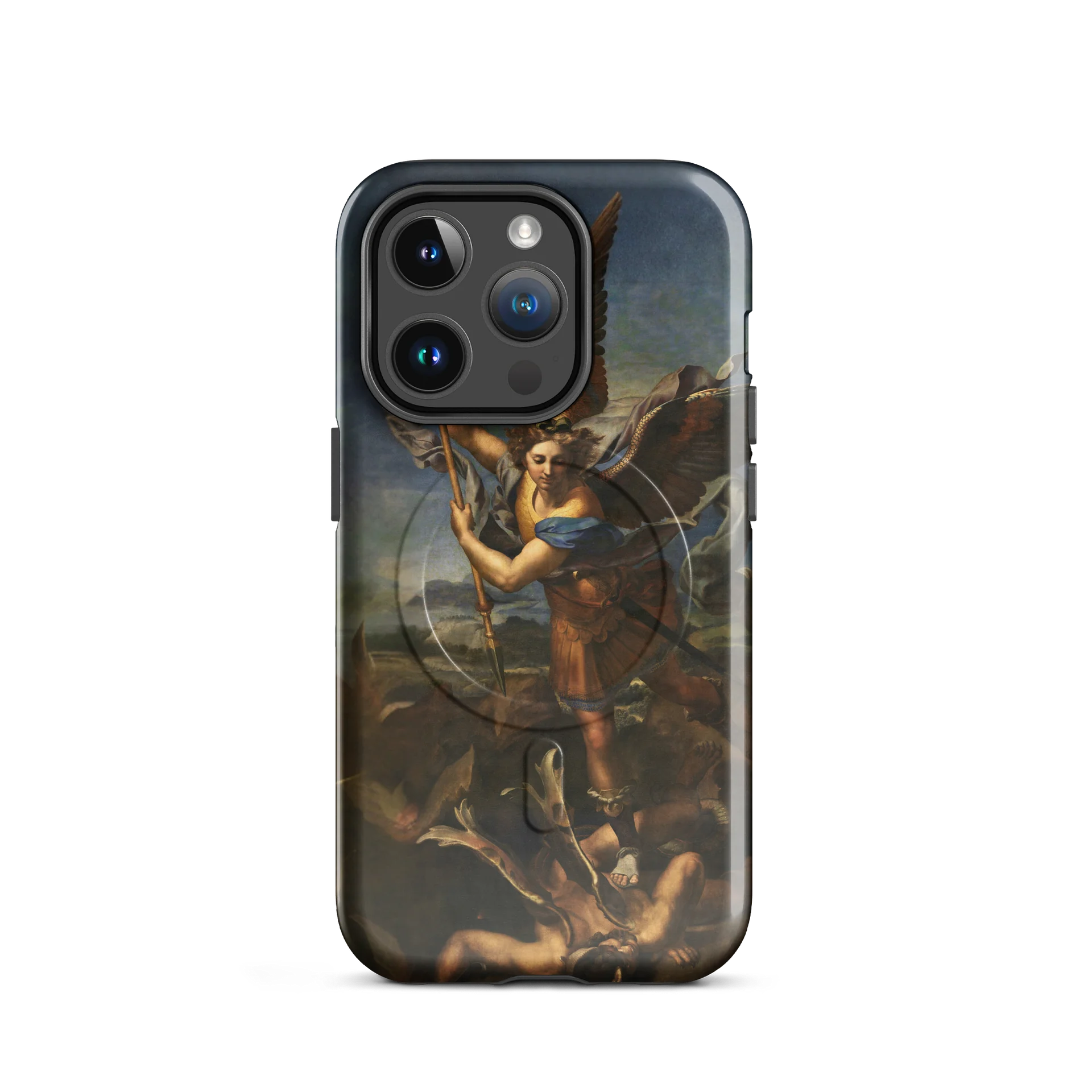 Raphael – Saint Michael Vanquishing Satan iPhone® MagSafe® Tough Case product image (2)