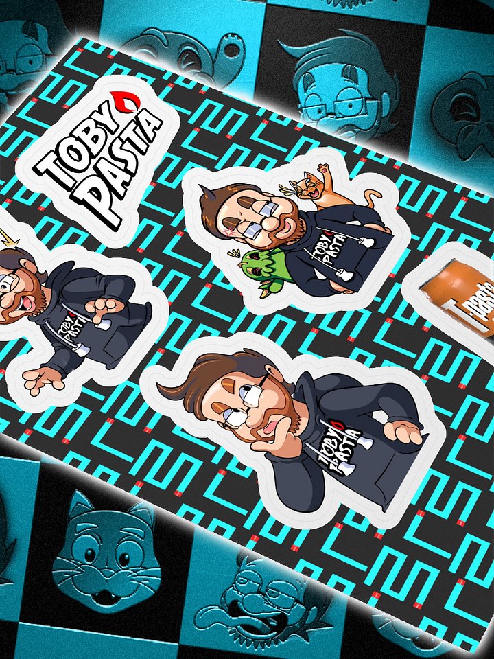 TobyPasta Sticker Set #1 product image (2)