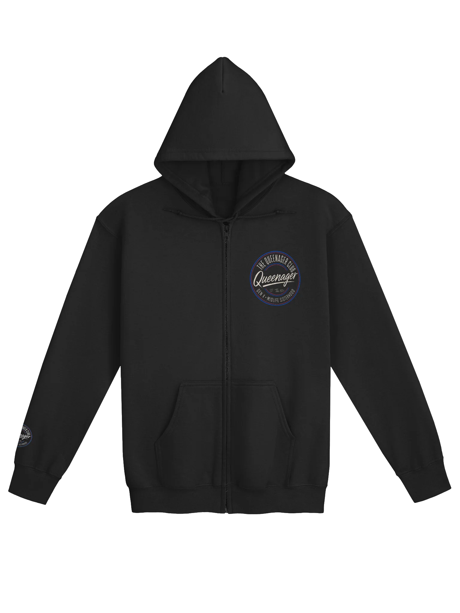 The Queenager Club Zip Hoodie product image (2)